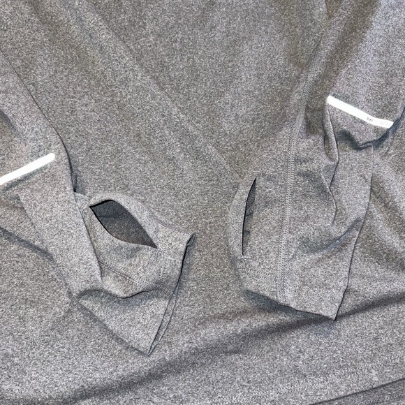 Nike Running Dri Fit Element 1/4-Zip Pullover Men's L Gray 717404 Long Sleeve - Picture 11 of 15